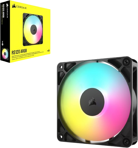 Corsair RS120 ARGB 120mm PWM Black Fan