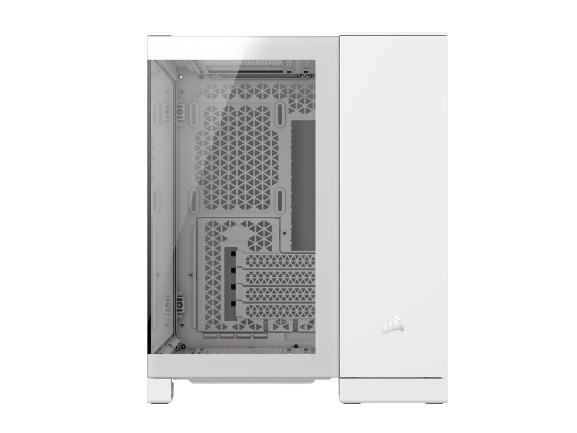 Corsair iCUE LINK 2500X RGB Micro ATX Dual Chamber White PC Case