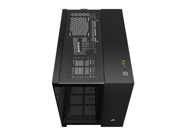 Corsair 2500X Micro ATX Dual Chamber Black PC Case