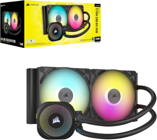 Corsair iCUE LINK TITAN 280 RX RGB Black Liquid CPU Cooler