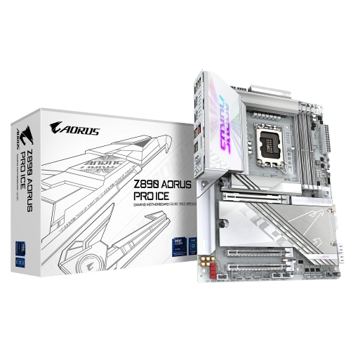 Gigabyte Z890 AORUS PRO ICE, LGA1851, Wi-Fi, DDR5 Motherboard