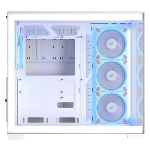 Asus A32 TG, ARGB Built-in Fans, White Mid Tower ATX PC Case 