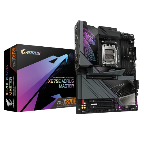 Gigabyte X870E AORUS MASTER, AMD AM5, WIFI7 DDR5 RGB Motherboard