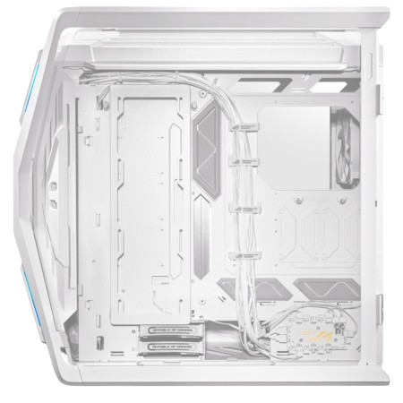 ASUS ROG Hyperion GR701 Up to 420mm Dual Radiator, ARGB Fan Hub, Full Tower White CASE