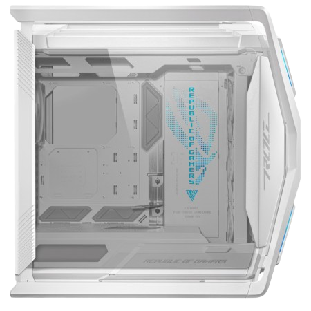 ASUS ROG Hyperion GR701 Up to 420mm Dual Radiator, ARGB Fan Hub, Full Tower White CASE