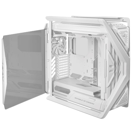 ASUS ROG Hyperion GR701 Up to 420mm Dual Radiator, ARGB Fan Hub, Full Tower White CASE