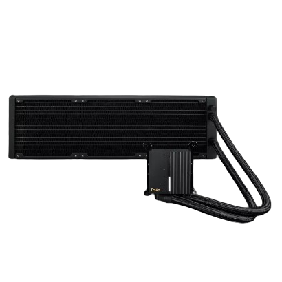 Asus ProArt LC 420 all-in-one status meter and 3 Noctua NF-A14 140mm Fans liquid cooler