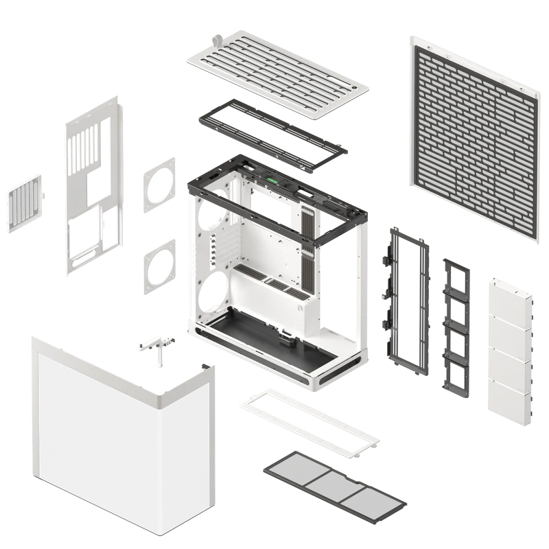 HAVN HS 420 Mid Tower White Case