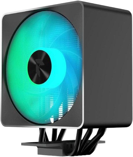 APNX AP1-V, ARGB, High Air Flow, CPU Air Cooler, Black 