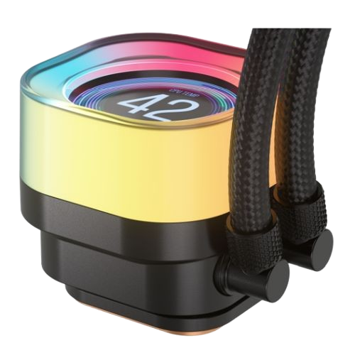 Corsair iCUE LINK TITAN 240 RX LCD Liquid CPU Cooler - Black