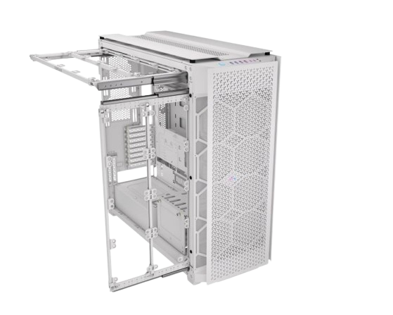 Corsair iCUE 9000D RGB Airflow Tower TG white Case