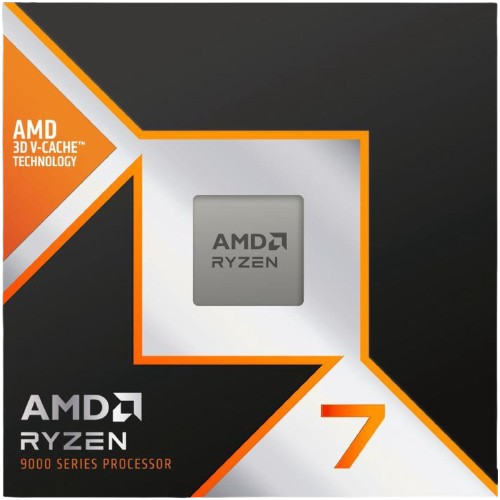 AMD Ryzen 7 9800X3D - Ryzen 7 9000 Series Zen 5 8-Core 5.2 GHz - Socket AM5 120W - AMD Radeon Graphics Desktop Processor - 100-100001084WOF 