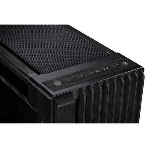 Asus ProArt PA602, Tempered Glass Panel, Wood Edition Case