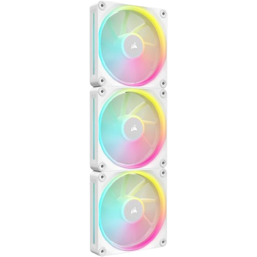 CORSAIR iCUE Link LX120 RGB 120mm PWM Triple Pack White Fans