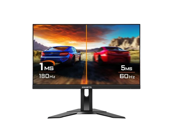 Gigabyte G24F 2 Monitor 23.8”SS IPS Inch G24F 2 165Hz/OC 180Hz , 1MS ,1920 X 1080 (FHD)