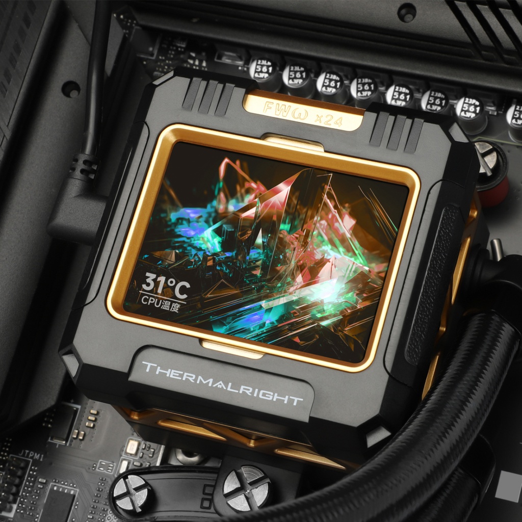 Thermalright Frozen Warframe 360, 360mm Argb Black Liqued Cooler 