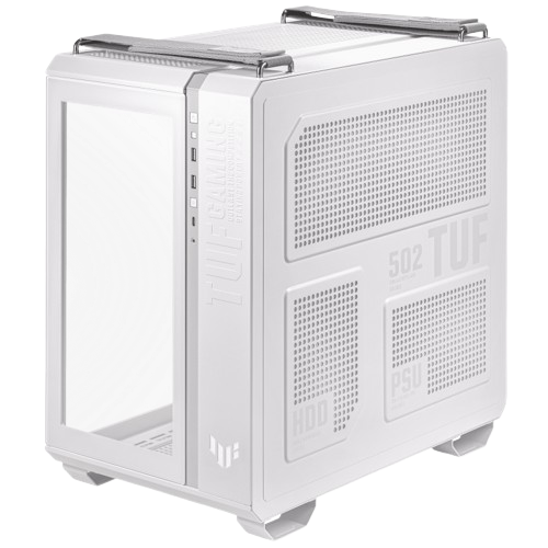 Asus TUF Gaming GT502 Plus Windowed Mid-Tower Case Tempered Glass White
