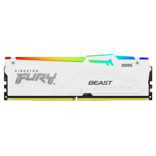 Kingston FURY Beast RGB 32GB (16GB x2) DDR5 5200MT/s Non-ECC Memory DIMM, XMP Memory