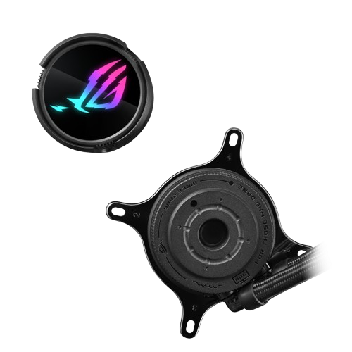 ASUS ROG Strix LC III 360 ARGB liquid CPU cooler, 360mm Radiator, 3x ROG Strix AF-12S ARGB 120mm Fans, Black