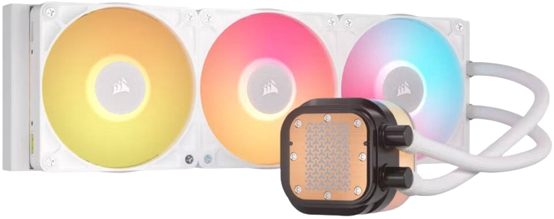 Corsair iCUE LINK TITAN 360 RX LCD, 360mm Radiator, White Liquid CPU Cooler