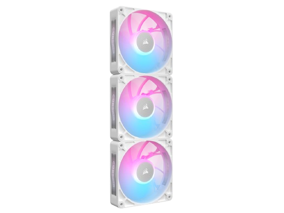 Corsair iCUE LINK RX120 MAX RGB 120mm PWM White Thick Fans Starter Kit