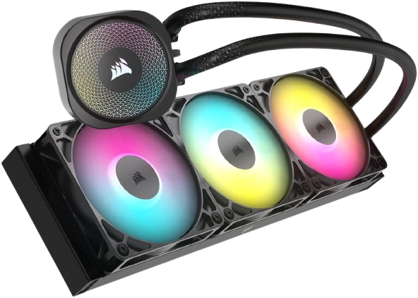 Corsair NAUTILUS 360 RS ARGB, 360mm Radiator Liquid Black CPU Cooler