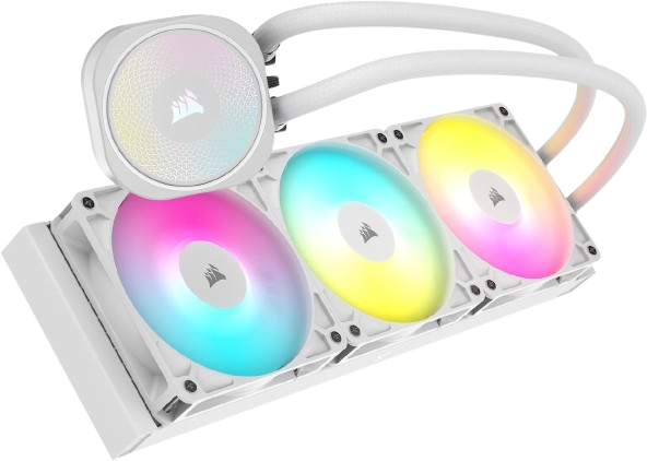 Corsair NAUTILUS 360 RS ARGB, 360mm Radiator Liquid White CPU Cooler