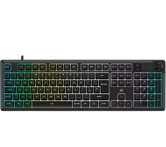 CORSAIR K55 CORE RGB Keyboard + HARPOON RGB Pro Mouse + MM100 Mouse Pad + HS35 V2 Headset Bundle