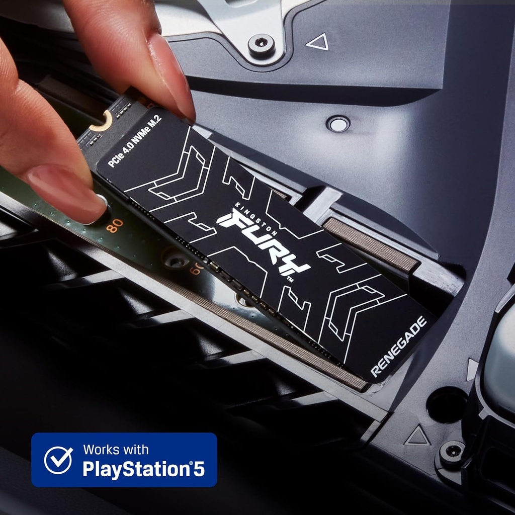 Kingston 4TB (4000GB) Fury Renegade SSD M.2 (2280), NVMe, PCIe 4.0, Gen 4x4, 7300MB/s R, 7000MB/s W