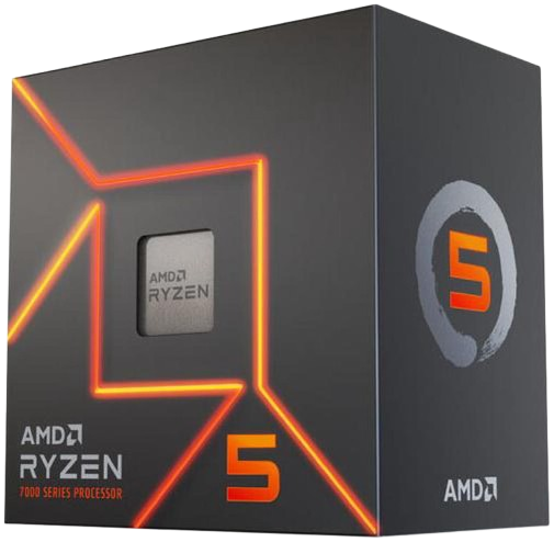AMD Processor Ryzen 5 7600 - Ryzen 5 6-Core Socket AM5 65W AMD Radeon Graphics Processor - 100-100001015MPK (TRAY)