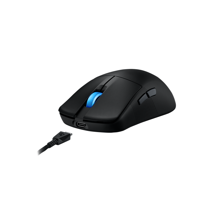 Asus ROG Harpe Ace Mini, 42,000-dpi, ROG Optical Micro Switches, peedNova wireless, semi-symmetrical Black gaming mouse