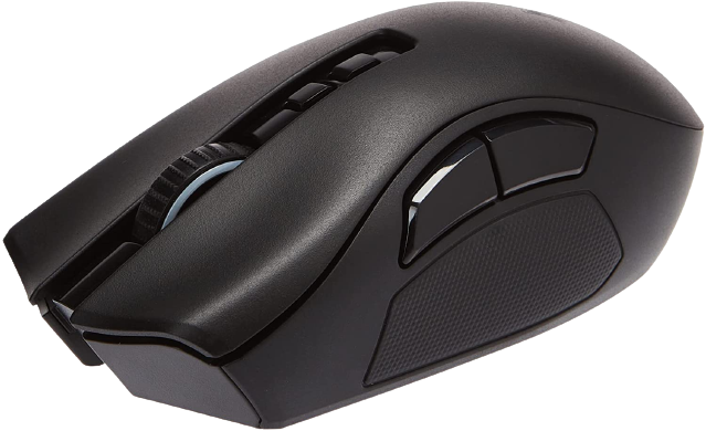 Razer Naga Pro Wireless Gaming Mouse: Interchangeable Side Plate w/ 2, 6, 12 Button Configurations 