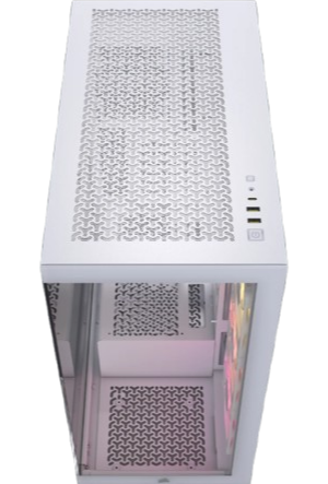CORSAIR 3500X iCUE LINK ARGB Tempered Glass Mid Tower White PC Case