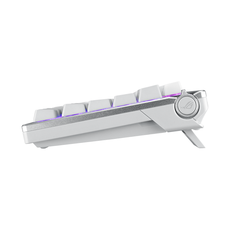 ASUS M701 ROG Azoth 75 Wireless DIY Custom, OLED display, Hot-Swappable ROG NX Red Switches, PBT Keycaps, Arabic White Gaming Keayboard