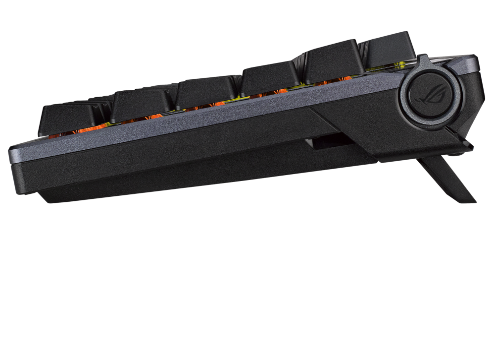 ASUS M701 ROG Azoth 75 Wireless DIY Custom, OLED display, Hot-Swappable ROG NX Red Switches, PBT Keycaps, Arabic Black Gaming Keayboard