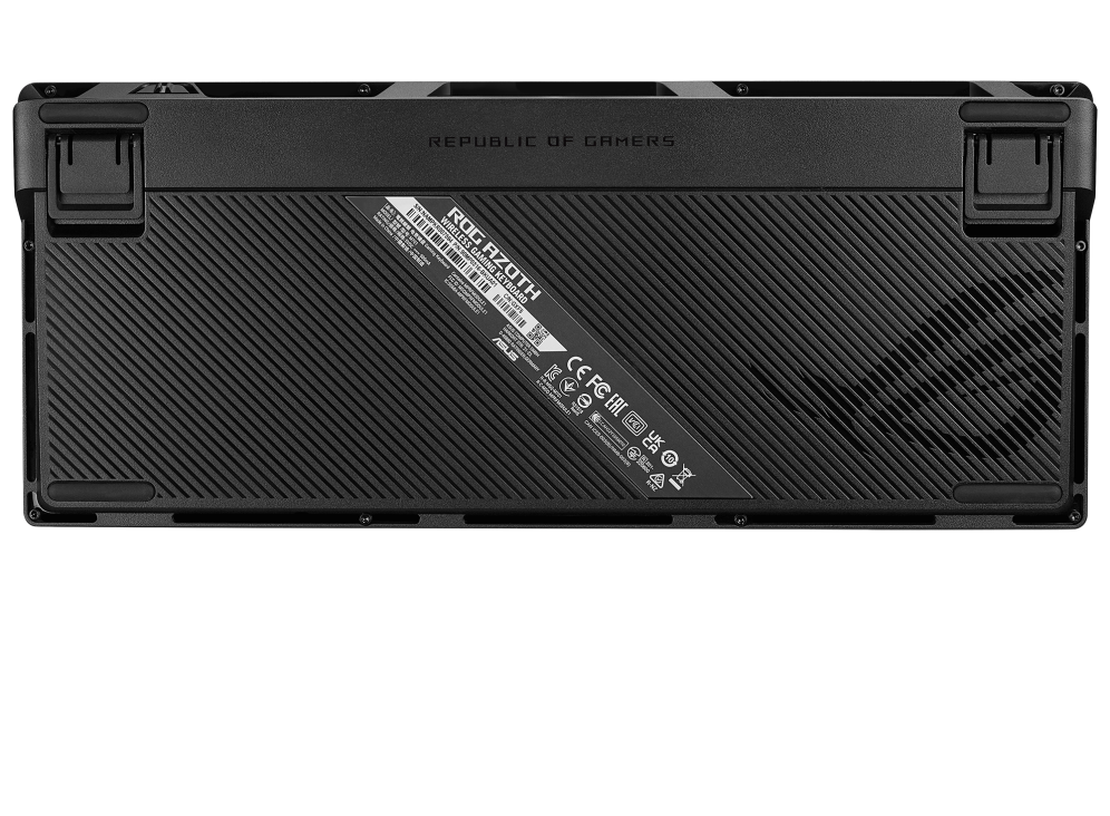 ASUS M701 ROG Azoth 75 Wireless DIY Custom, OLED display, Hot-Swappable ROG NX Red Switches, PBT Keycaps, Arabic Black Gaming Keayboard