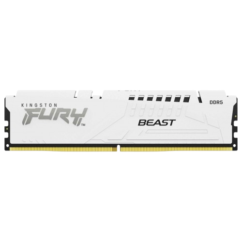 Kingston FURY Beast 32GB 6000MT/s DDR5 CL30 DIMM (Kit of 2) White Desktop Gaming Memory