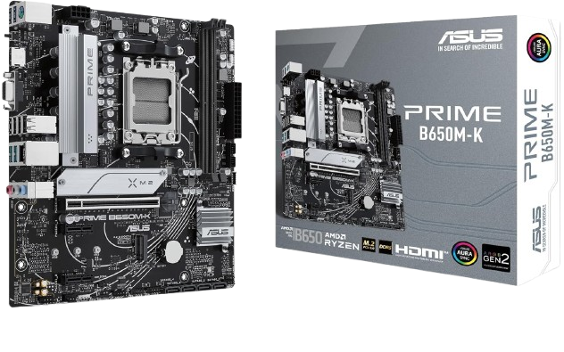 Asus B650 Micro-ATX, AM5, Aura Sync DDR5, PCIe 5.0 M.2, 2.5Gb Ethernet, AMD motherboard