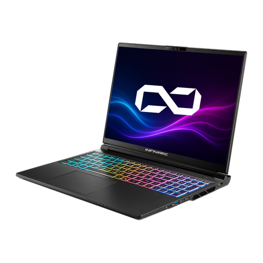 INFINIARC 16"® QHD Gaming Laptop, Intel Ultra 9, RTX 5080 16GB DDR7, 300Hz Display, 100% sRGB, Intel BE200 (Wi-Fi + Bluetooth), DDR5 RAM