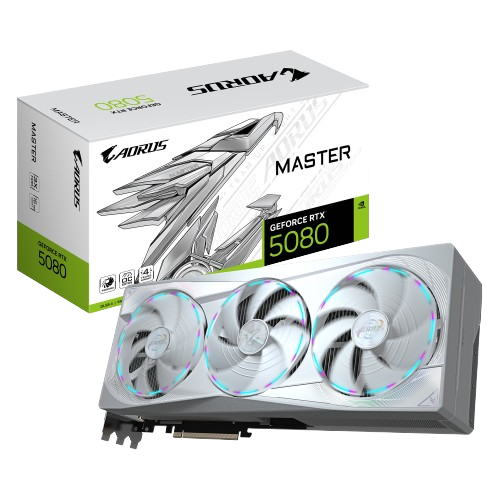 Gigabyte AORUS GeForce RTX 5080 MASTER ICE 16G GPU