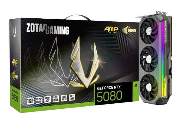 ZOTAC GAMING GEFORCE RTX 5080 AMP EXTREME INFINITY 16GB GDDR7