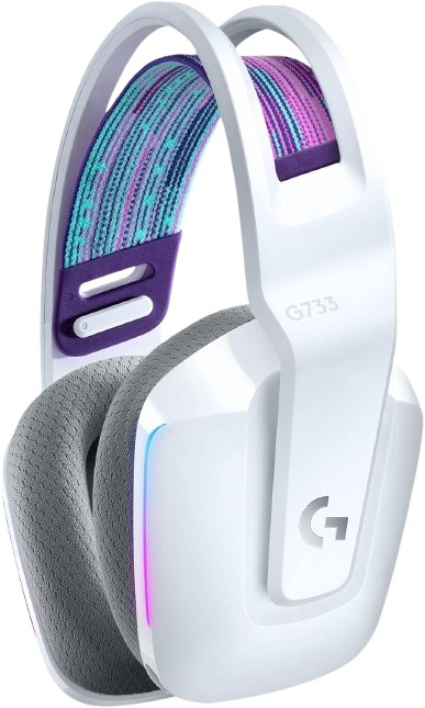 Logitech G733 lightspeed RGB Wireless Headset, White