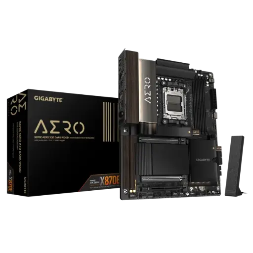 Gigabyte X870E AERO X3D DARK WOOD Gaming Motherboard