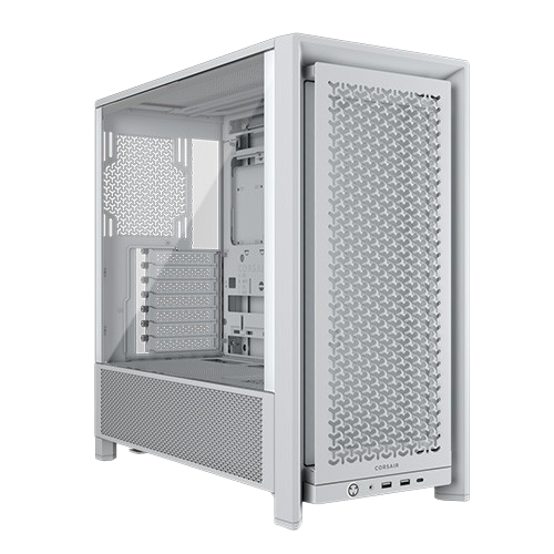 Corsair FRAME 4000D Mid-Tower White Gaming PC Case