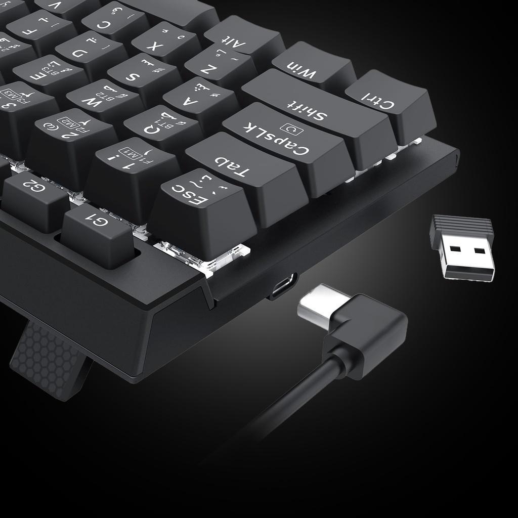 Infiniarc K552 Pro Mechanical Wireless Gaming Keyboard, RGB control, Type C, 60%  