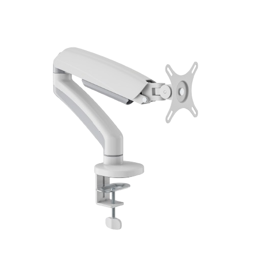 INFINIARC Single Screen Mechanical White Spring Monitor Arm