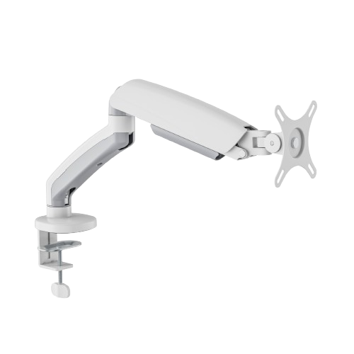 INFINIARC Single Screen Mechanical White Spring Monitor Arm