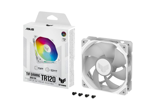 ASUS TUF Gaming TR120 ARGB Fan - Single Pack WHITE