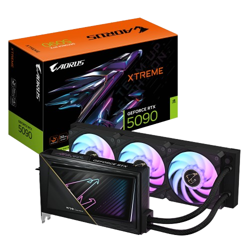 Gigabyte AORUS XTREME WATERFORCE GeForce RTX 5090 32G GDDR7 Black GPU