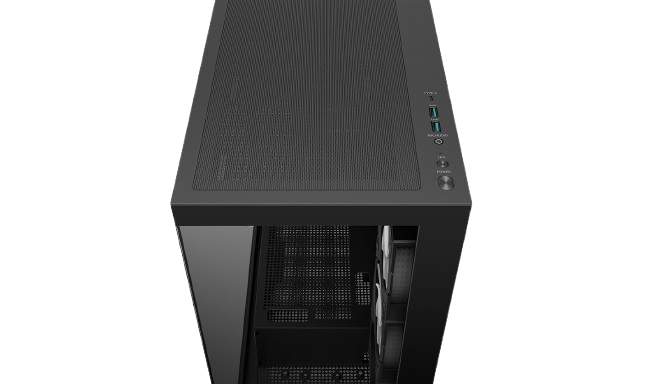 DeepCool CG530, 4RGB Fans Pre-Installed Mid Tower Black Case